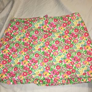 Floral Lilly Pulitzer mini skirt